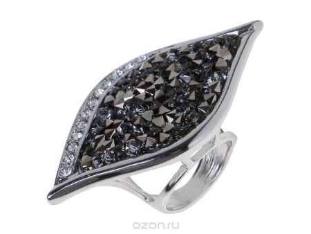 Купить Кольцо Jenavi Коллекция Шик Ангелика, цвет: серебряный, серый. j334f066. Размер 17