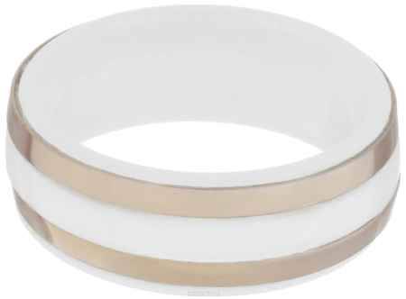 Купить Кольцо Art-Silver, цвет: белый, золотистый. STSZ21-675. Размер 18