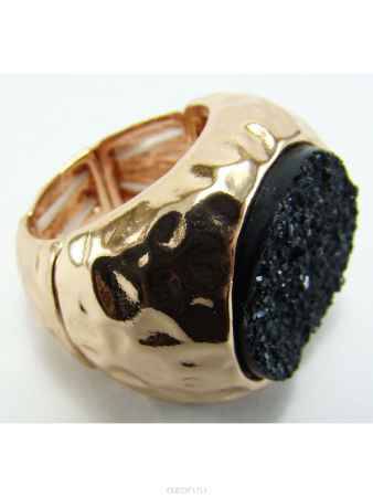 Купить Кольцо Taya, цвет: золотистый, черный. T-B-8157